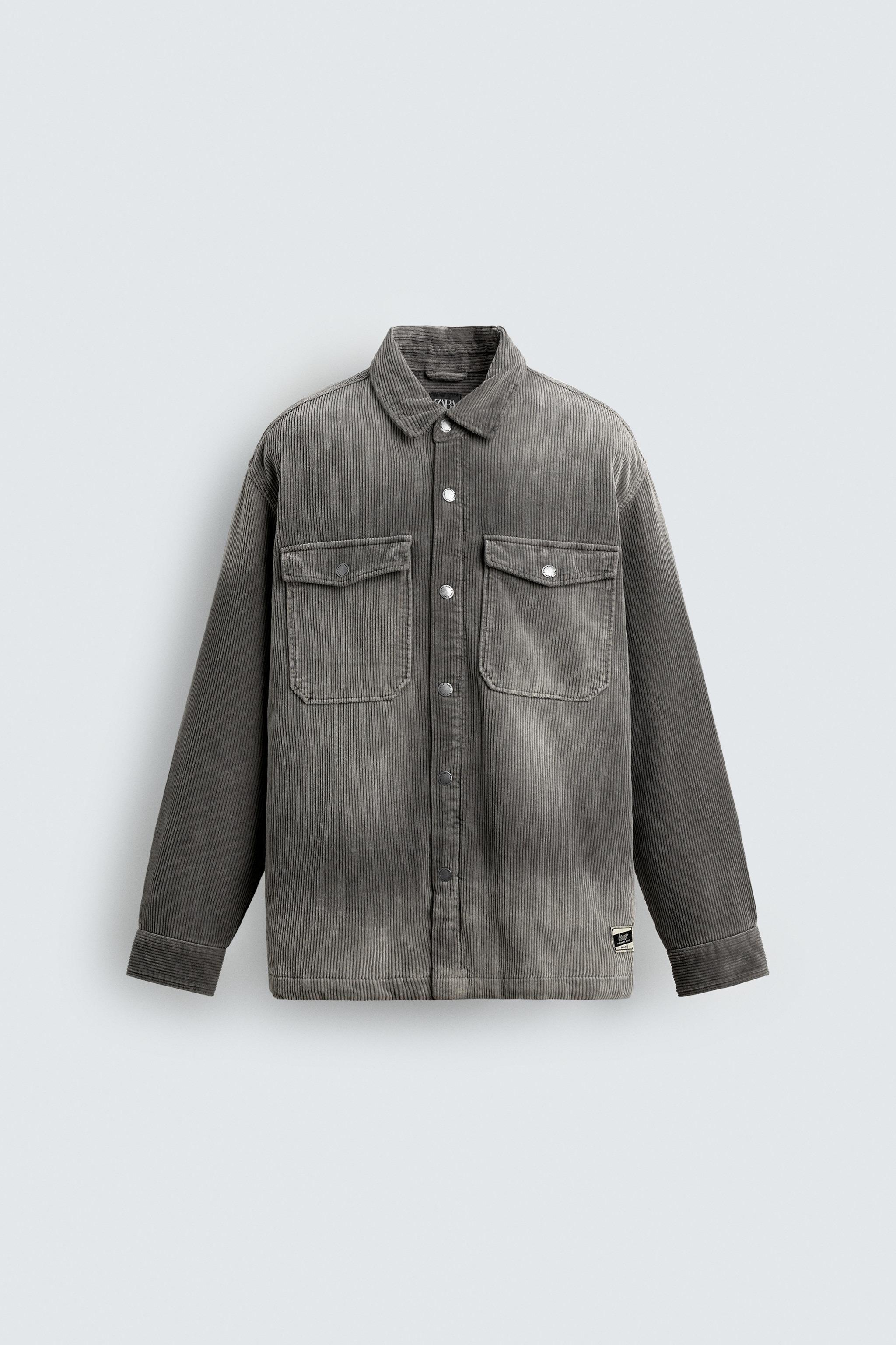 WASHED CORDUROY OVERSHIRT
